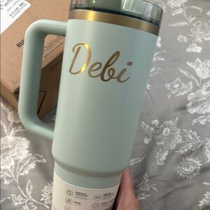 Debi Mint Green Travel Mug